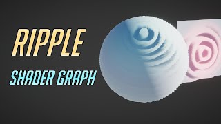 Ripple Wave Vertex Shader Graph  Easy Unity Tutorial [upl. by Siva]