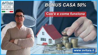 BONUS RISTRUTTURAZIONE INFISSI 50  Cosè e come funziona [upl. by Asatan]