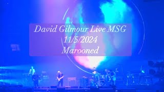 David Gilmour Live MSG Marooned 1152024 Set 1 davidgilmour pinkfloyd madisonsquaregarden [upl. by Anitap666]