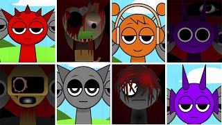 All Phase in Incredibox Sprunki  Phase 1 VS Phase 2 VS Phase 3 VS Phase 4 VS Phase 5 [upl. by Navy]