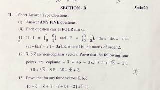 Maths 1A 2024 TS Inter Question Paper [upl. by Abagail]