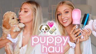 EVERYTHING I BOUGHT FOR MY NEW PUPPY 🐶💗 Puppy Haul Essentials [upl. by Ellennod]