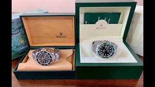 Video Blog  Rolex Submariner 16610 vs Rolex Submariner 16610lv “Kermit” [upl. by Beatriz805]