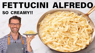 Easy Fettucine Alfredo Recipe [upl. by Nnitsuj]