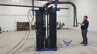 Rancher Hydraulic chute Operating [upl. by Lohrman]