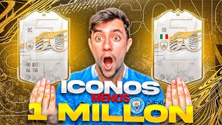 Los 5 MEJORES delanteros iconos BARATOS 🚀  review fifa 21  ultimate team [upl. by Yeldahc779]