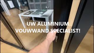 AluminiumRaamWinkel be Uw vouwwand specialist [upl. by Mcleod]