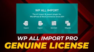 Download Wp All Import Pro Pro Plugin With License Key With Auto Update  HelloGPL [upl. by Polivy]