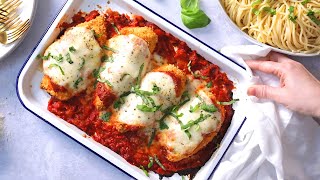 Chicken Parmesan with Homemade Marinara Sauce [upl. by Arlee]