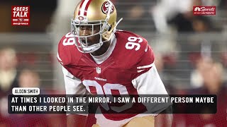 Former 49er Aldon Smith shares message to youth on mental health  49ers Talk  NBC Sports Bay Area [upl. by Shotton]