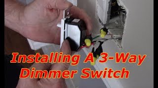 How To Replace Or Install A 3 Way Dimmer Switch [upl. by Cutlerr411]