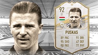 FIFA 21 FERENC PUSKAS 92 ICON PLAYER REVIEW I FIFA 21 ULTIMATE TEAM [upl. by Elmaleh373]