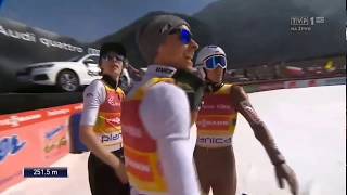 Kamil Stoch 2515m PLANICA Rekord Polski [upl. by Amsirac361]