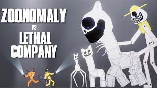 Lethal Company vs Zoonomaly  How long they can survive in Zoonomaly [upl. by Diego]