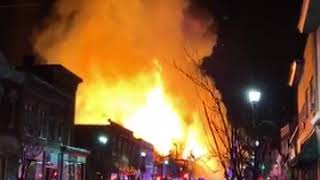 Bound Brook NJ four alarm apartment fire January 12 2020 [upl. by Dde]