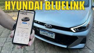 Hyundai Bluelink  Comandar funções do carro pelo smartphone [upl. by Etti]