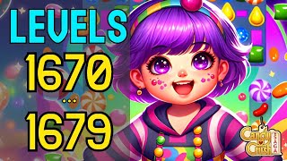 Levels 16701679 🍬✨ Candy Crush Saga [upl. by Aros]