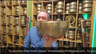 Antique Singing Bowls  Thadobati D4 [upl. by Wonacott288]