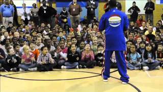 Harlem Globetrotters spread CHEER for Character [upl. by Yorel]