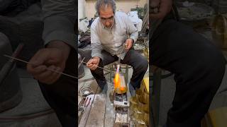 How to prepare samovar  Samovar making ☕️⚒️😍🇮🇷samavar persianhandicraftshandicraftsshorts [upl. by Haimorej]