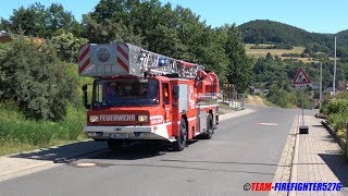 ELW1  HLF20  DLK2312 Freiwillige Feuerwehr Waldaschaff [upl. by Ecinereb]