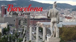 Barcelona City Tour Catalonia Spain HD [upl. by Acinom]