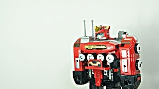 Review Centaurus Megazord  GigaRhinos 鋼星獣ギガライノス [upl. by Cleve]