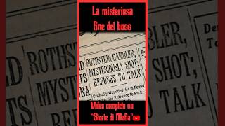 La MISTERIOSA FINE del BOSS truecrime gangster america storia [upl. by Odlareg]