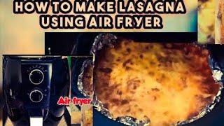 Air fryer Beefy lasagna Recipe video share lasagna airfryer [upl. by Brian]