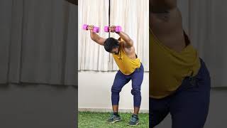 Reduce Back Fat Exercise ravisfit backfat reducefat weightloss [upl. by Cryan947]