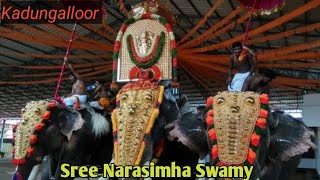 Sree Narasimha Swamy Temple Dhashavataram  Chendamelam Chenda Narasimha Swamy Temple Aluva [upl. by Ahselak]