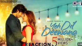 Yeh Dil Deewana Song Reaction [upl. by Waligore]