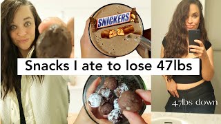 2 high protein snacks that helped me lose 47lbs vegan weight loss [upl. by Yeliw]