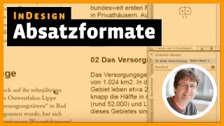 InDesign Tutorial Absatzformate [upl. by Leaffar]