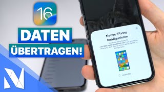 Daten vom ALTEN iPhone aufs NEUE übertragen  iPhone Schnellstart mit iOS 16  NilsHendrik Welk [upl. by Noslen30]