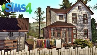 Cozy Artists Home in Copperdale No CC The Sims 4 [upl. by Franciscka]