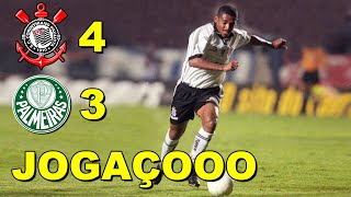 Corinthians 4 x 3 Palmeiras Semifinal Libertadores 2000 1ºJogo [upl. by Takken]