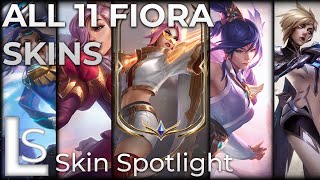 Lunar Beast Fiora Skin Spotlight  PreRelease  League of Legends [upl. by Kitchen]