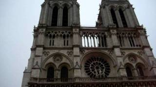 Sonnerie de 9h00 des cloches de la cathédrale NotreDame de Paris [upl. by Gnuoy]