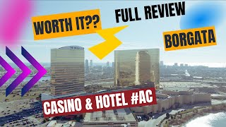 Staying at Borgata Hotel amp Casino in Atlantic City Classic King Room  Top Floor amp Walking Tour [upl. by Hamil237]