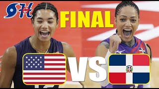 REPUBLICA DOMINICANA VS USA Highlights  COPA NORCECA PANAM FINAL SIX 2024 FINAL  6302024 [upl. by Arnaud]