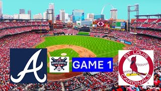 Atlanta Braves vs STL Cardinals  MLB LIVE Stream  Braves Country Radio PlayByPlay amp Watch Party [upl. by Eilsehc]