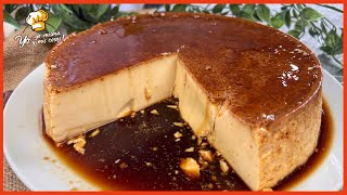 Receta de FLAN CASERO Cocinado al Fuego  Receta tradicional fácil [upl. by Olzsal]