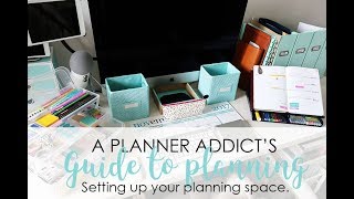 A Planner Addicts Guide to Planning Setting up a planning space [upl. by Malo]