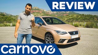 SEAT Ibiza 2018  Compacto  Opinión  Review  Prueba  Test en español  Carnovo [upl. by Purcell]