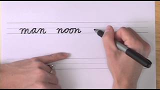 How To Write in Cursive  Lesson 9  A complete Course  FREE Worksheets [upl. by Venu]