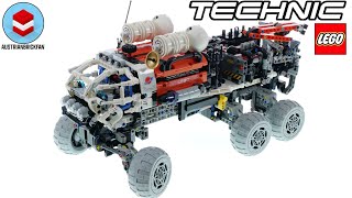 LEGO Technic 42180 Mars Crew Exploration Rover Speed Build Review [upl. by Reppiks]