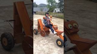 Wonderful Wooden Doll Car 🥰 shorts ytshorts [upl. by Ranzini]