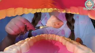 The Dark Dentist cleans your teeth 100 sleepinducing effect ASMR [upl. by Oinota]