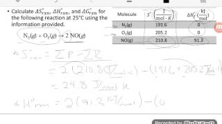 Calculating Standard Thermodynamic Changes [upl. by Gilus]